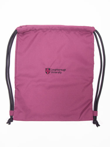 Drawstring Bag - Burgundy/Black