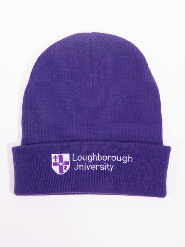 Cuffed Beanie - Purple