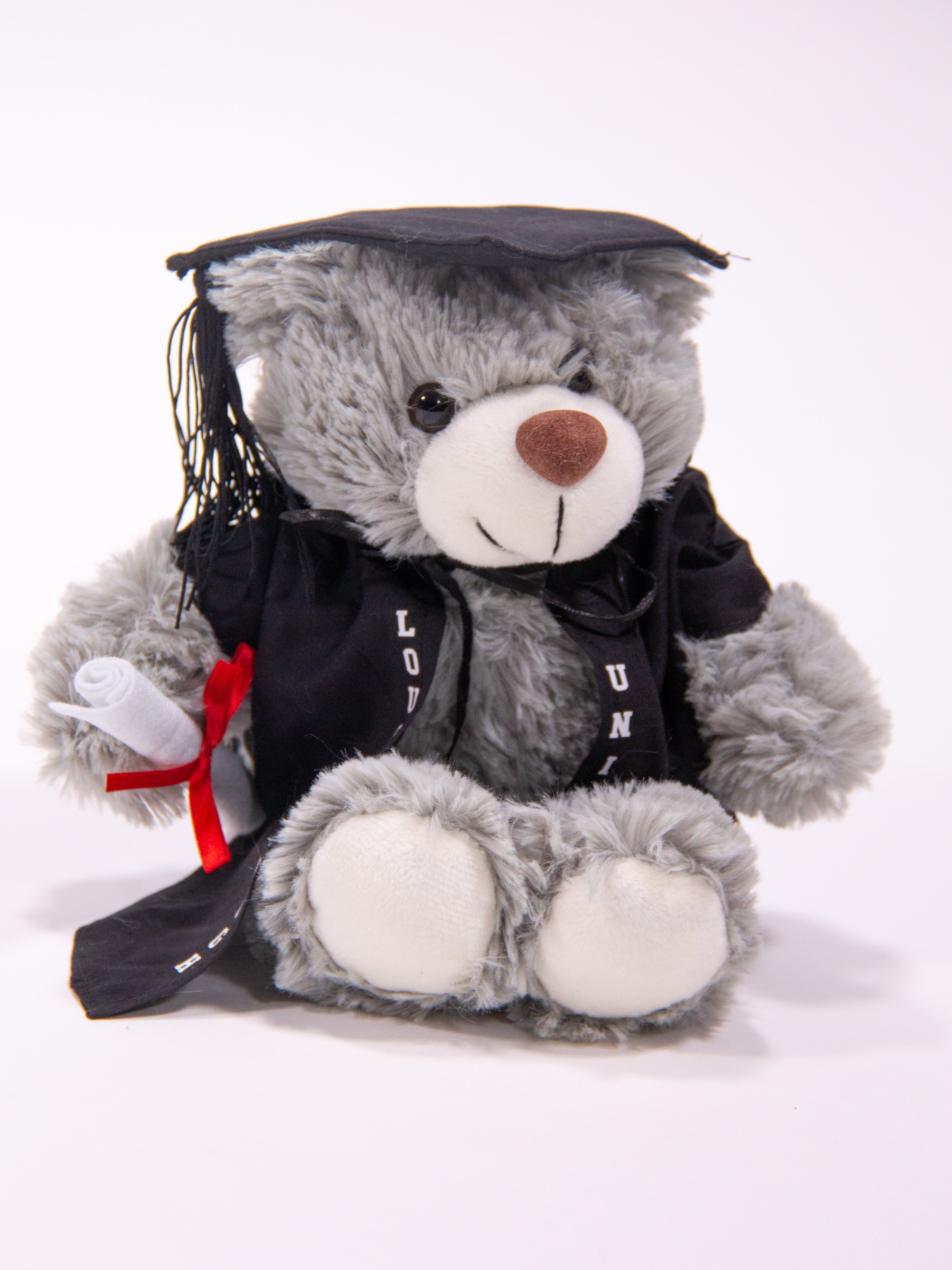 Graduation Teddy Bear - Grey