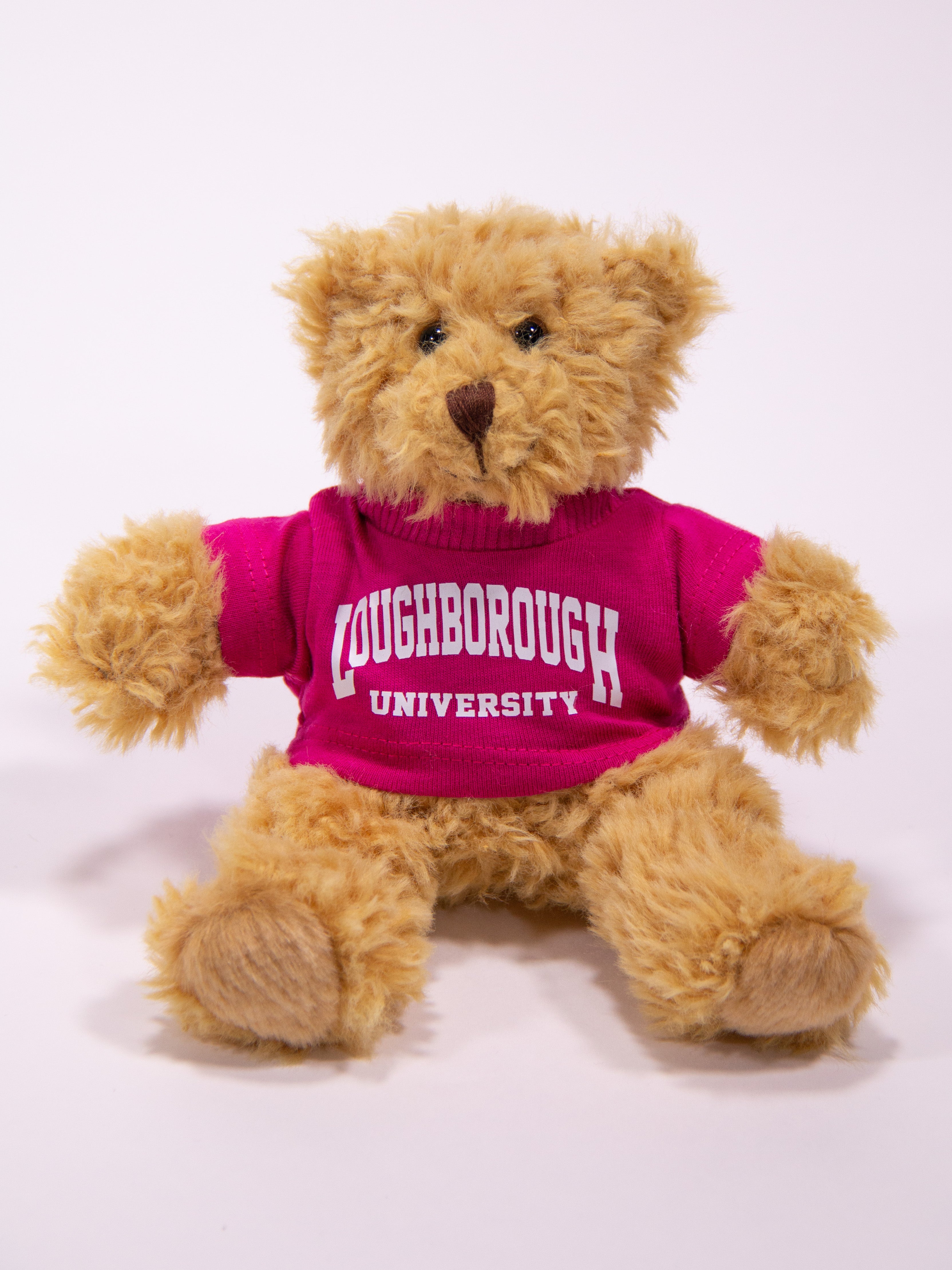 Teddy Bear in T-shirt - Fuchsia