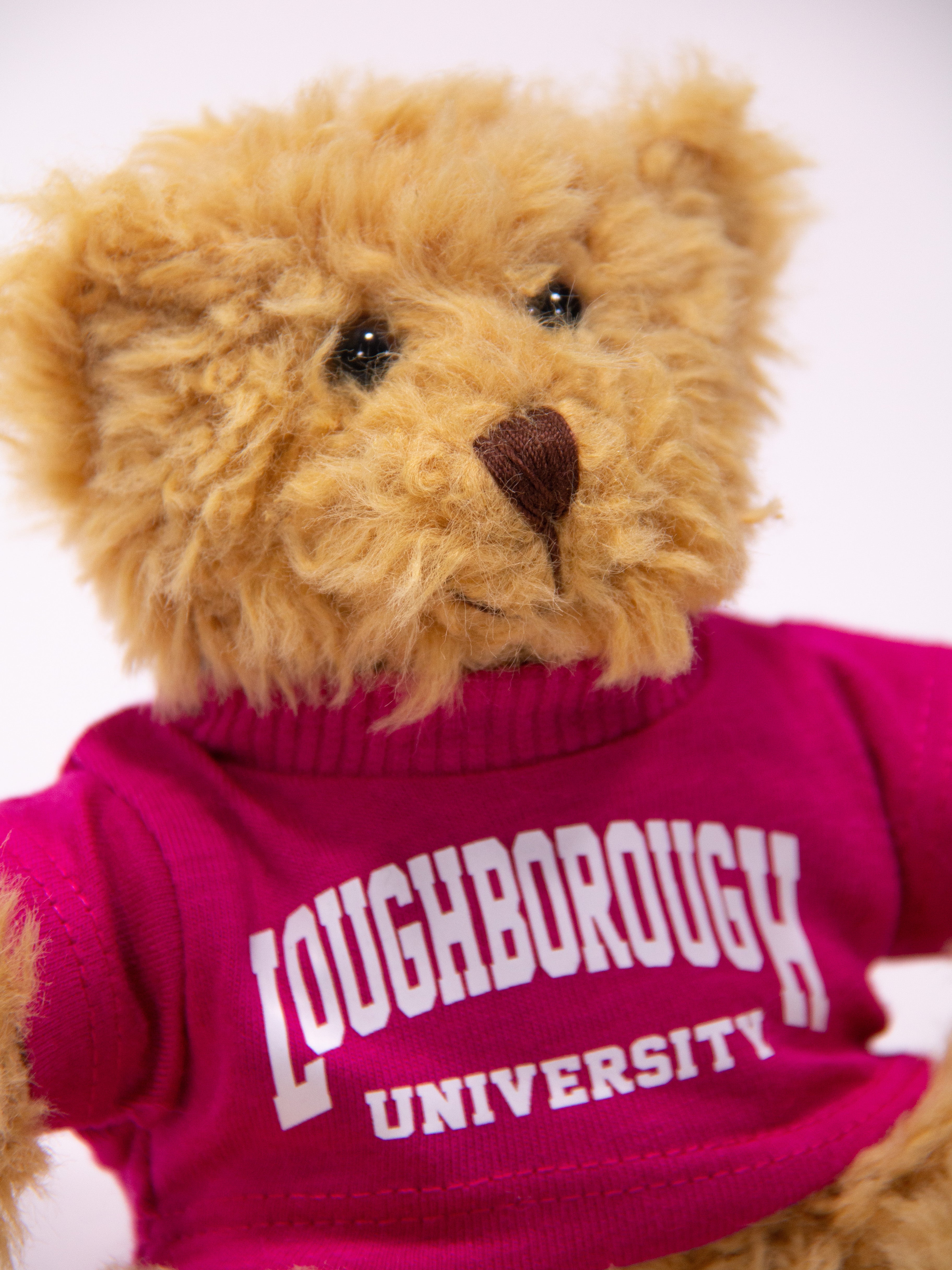 Teddy Bear in T-shirt - Fuchsia