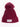 Cable Knit Beanie - Burgundy