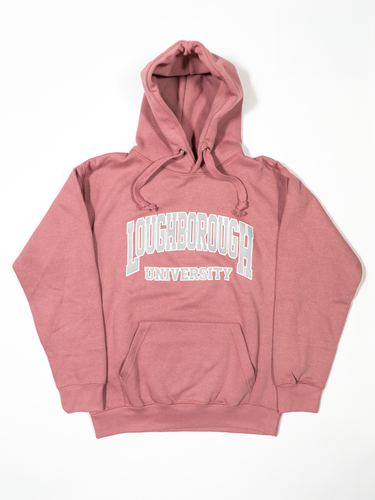 Letterman Hoodie Soft Mulberry