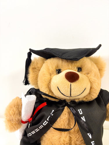 Graduation Teddy Bear - Cream