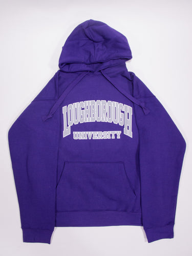Letterman Hoodie - Purple