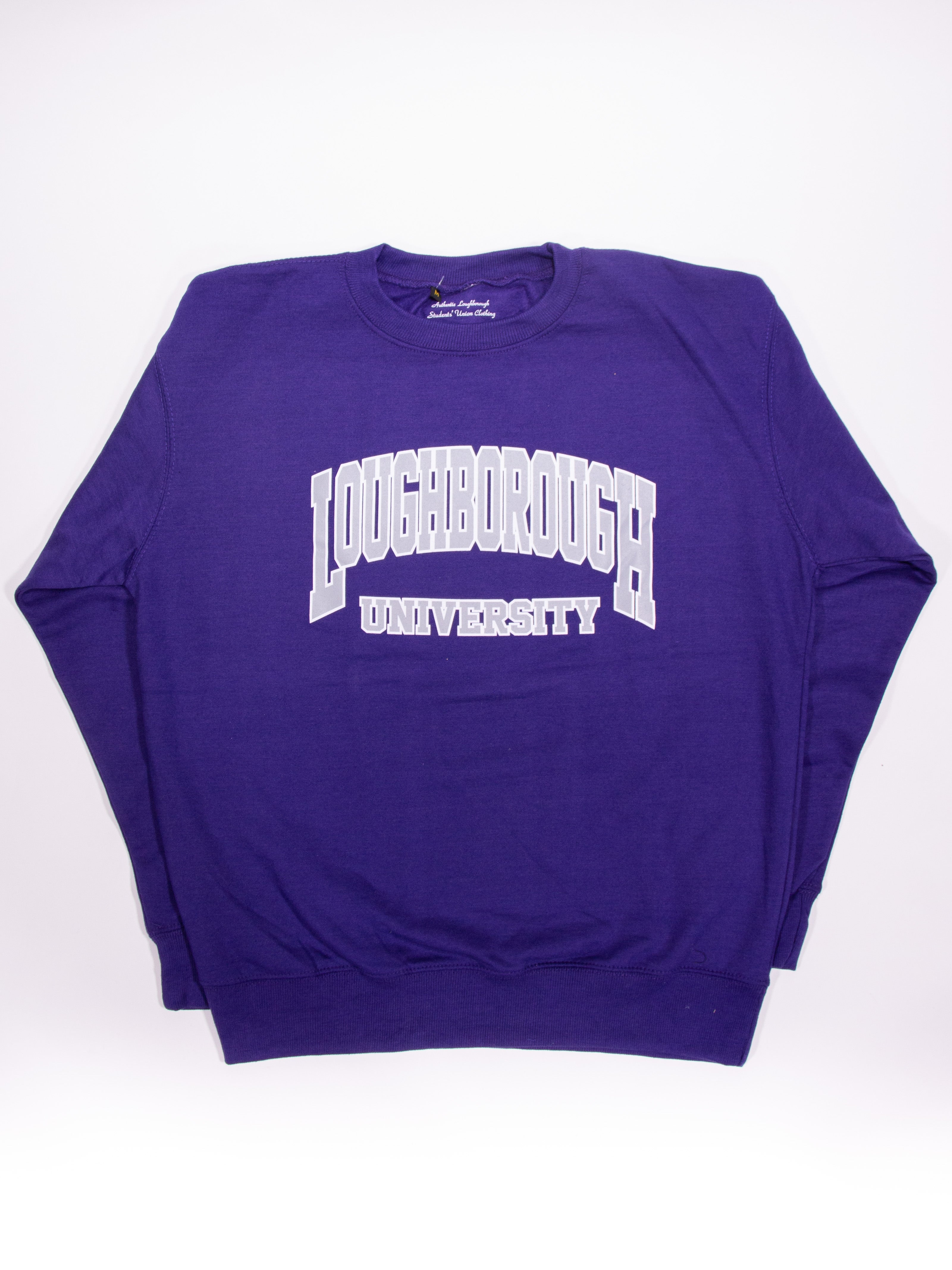 Letterman Sweatshirt Purple