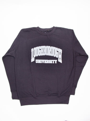 Letterman Sweatshirt Jet Black
