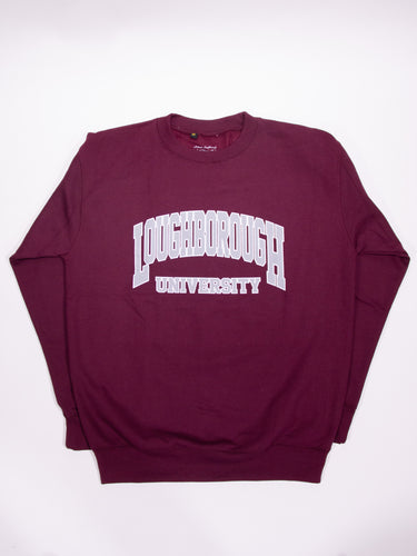 Letterman Sweatshirt Burgundy