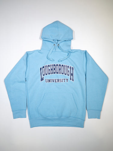 Letterman Hoodie Powder Blue