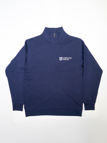 Quarter zip Sweatshirt Oxford Navy