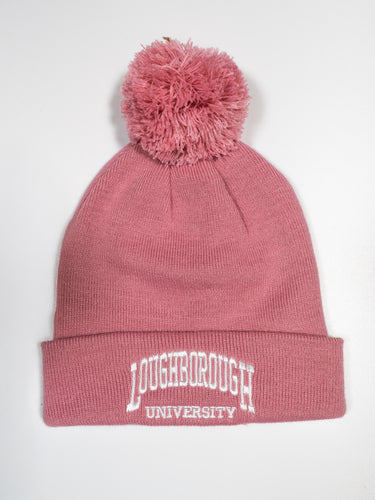 Pom Pom Beanie Dusty Pink