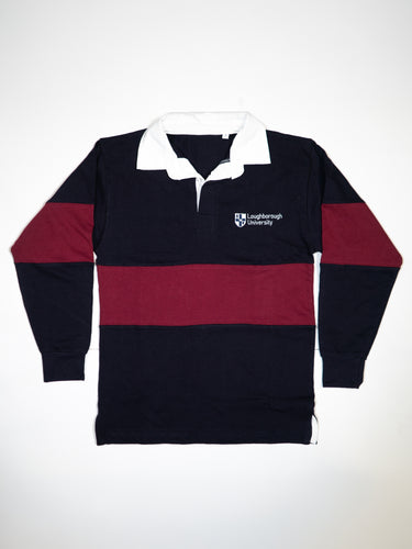 Rugby Shirt - Navy/Burgundy