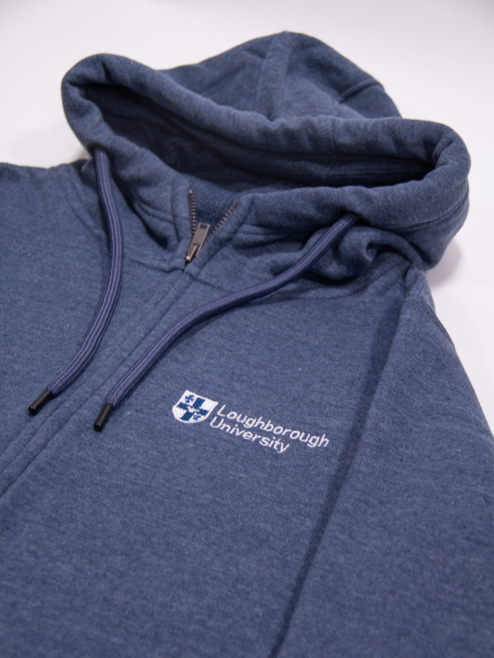 Shattered Zip Hoodie Navy