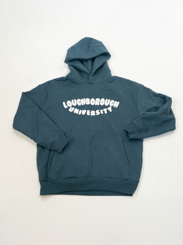 Relaxed Soft Oversized Hoodie. Deep Sea Blue